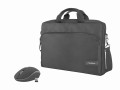 Torba do notebooka Natec Wallaroo Czarna 15,6" + mysz bezprzewodowa3
