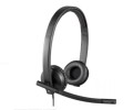 Słuchawki z mikrofonem Logitech USB Headset H570e czarne2