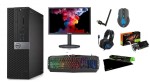 Zestaw gamingowy GT1030 + MONITOR 22'' 8 Elementów