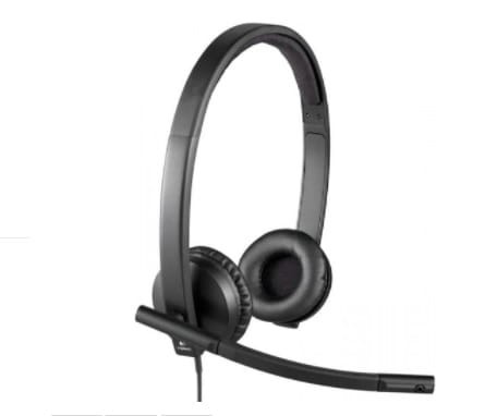 Słuchawki z mikrofonem Logitech USB Headset H570e czarne2