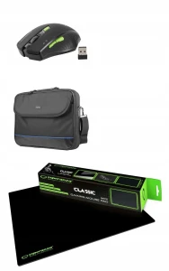 Zestaw do laptopa: torba, mysz, podkładka